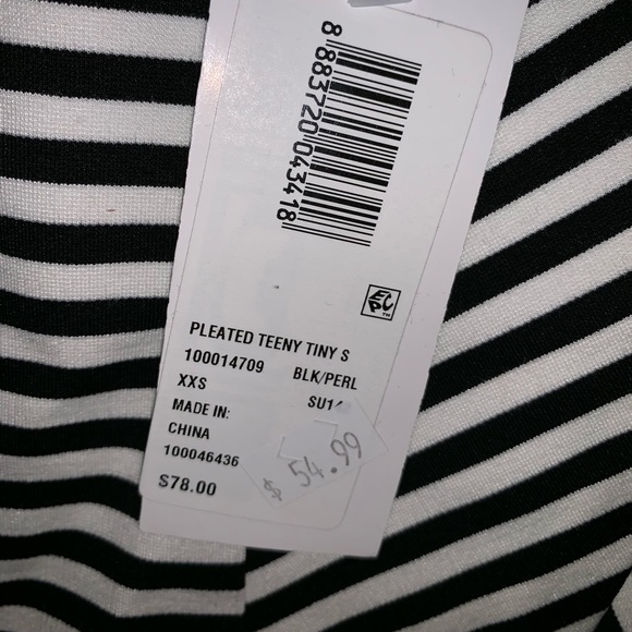 Striped peplum tank top - Picture 4 of 5